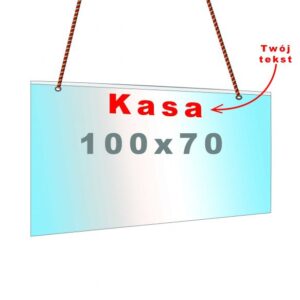 Osłona antybakteryjna na ladę